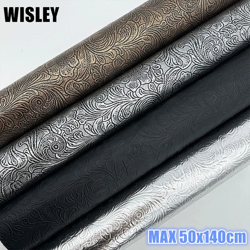 

Embossed Flower Faux Leather Repair Patches Self-Adhesive Leather for Sofa Bicycle Cushion Furniture Driver Seat DIY Accessories