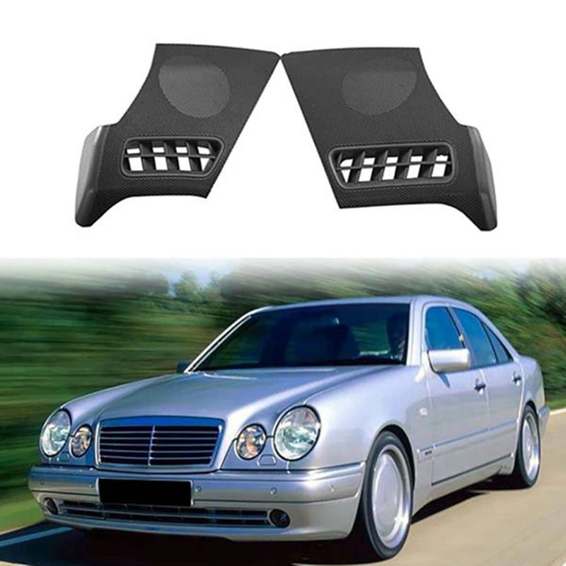 Car Dash Board Side Air Vent Speaker Grill Cover For Mercedes Benz W210 E-CLASS E320 E430 E55 LHD