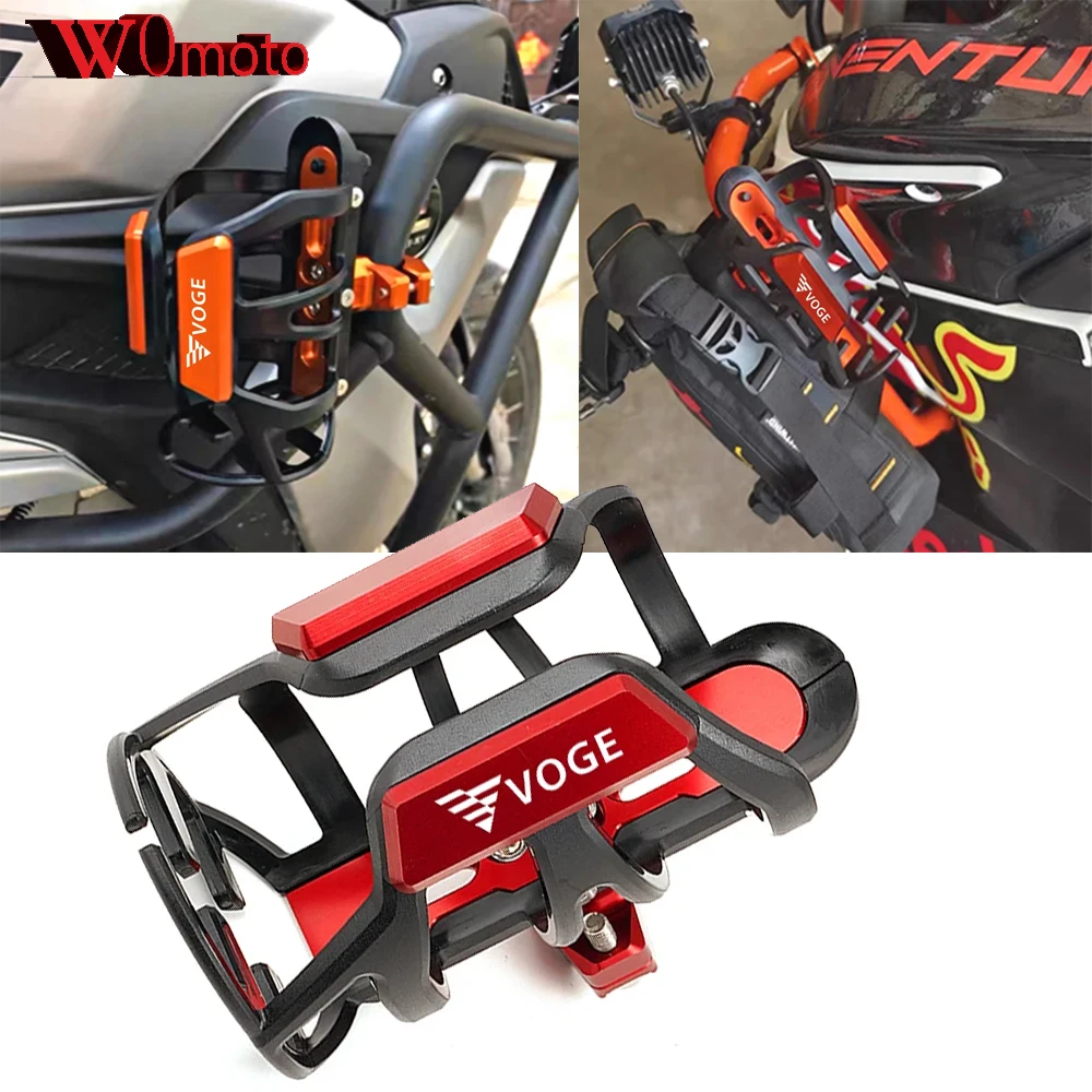 

For VOGE 525R 250RR 300RR 300AC 500AC 650DS 250 300 RR 500 AC Motorcycle Accessories Beverage Water Bottle Cage Drink Cup Holder