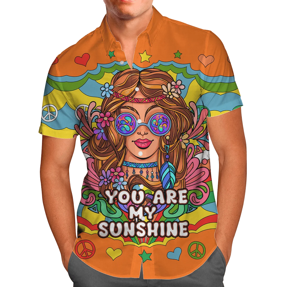 

Hippie Girl Trippy Shirt 3D Print Hawaiian Shirt Men Summer Short Sleeve Shirt Men Shirts 2023 Oversized 5XL Chemise Homme-22