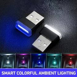 Mini USB LED Car Lights Car Interior Ambient Lights Emergency Lighting PC Car Color Decorative Lights Specifications Available