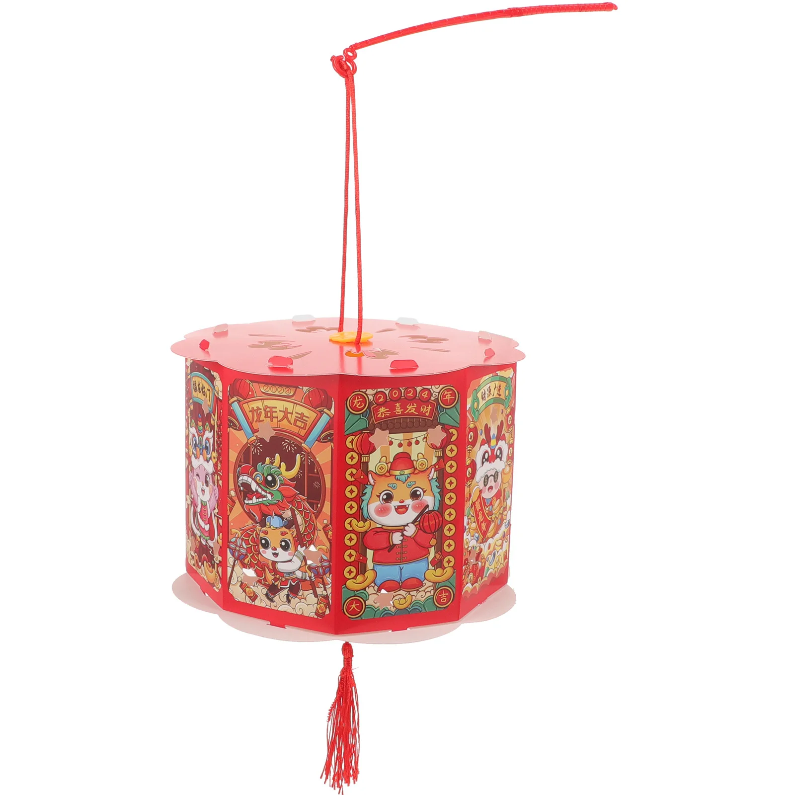 

Glowing Lantern Diy Kit Handheld Luminous Festival Decoration For New Year Spring Festival Party Decorative Paper Lantern