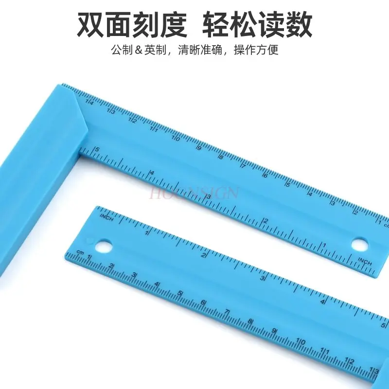 1 قطعة مسطرة زاوية ، مسطرة أداة خاصة للأطفال ، لوحة الزاوية اليمنى ، مسطرة على شكل حرف L ، زاوية قائمة للطلاب المتري والإمبراطوري #4