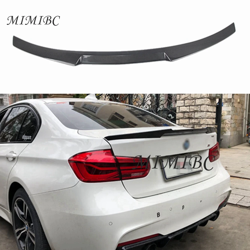 

FOR BMW F30 F35 3 Series Sedan / F80 M3 2013-2018 M4 Style Rear Spoiler Lip Real Carbon Fiber / Forged Carbon Trunk Car Spoiler