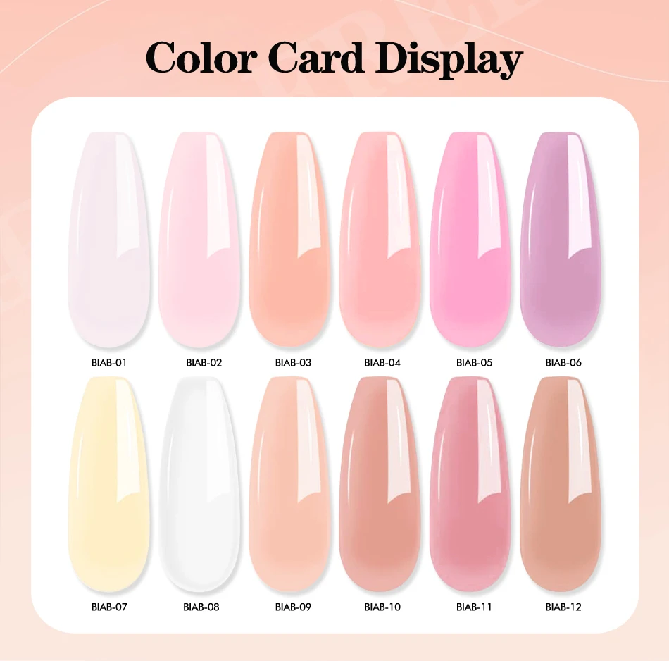CHUNSHU Hema FREE Construction UV Gel 18 ml Builder Nagelgel in einer Flasche Semi Permanent Thick Rubber Base Gel Extension Nails Art – Detail 3