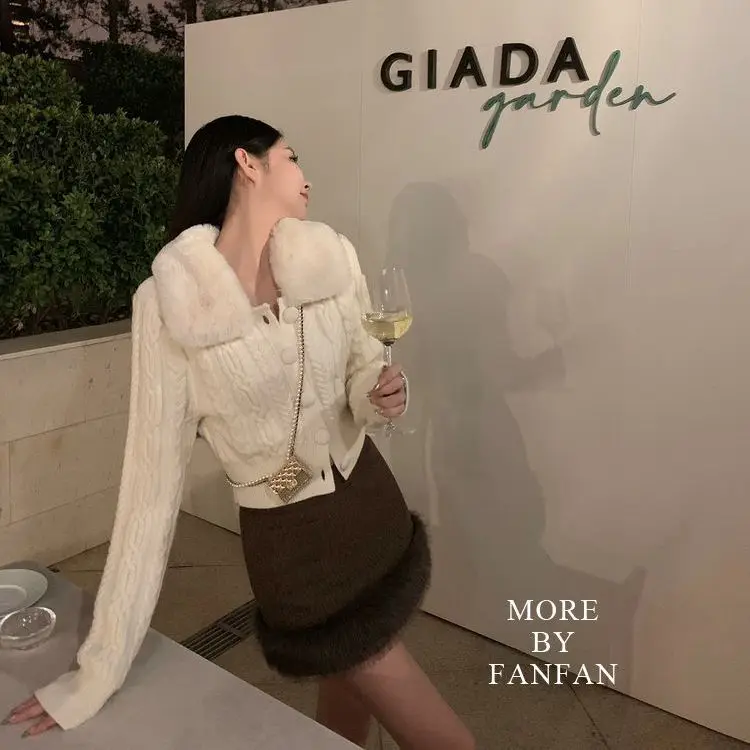 

Свитера Джемперы Кардиганы Женские и укороченный топ вместе Матовый хлопок Жемчуг с открытой спиной Обычная посадка Повседневная одежда Повседневная праздничная одежда