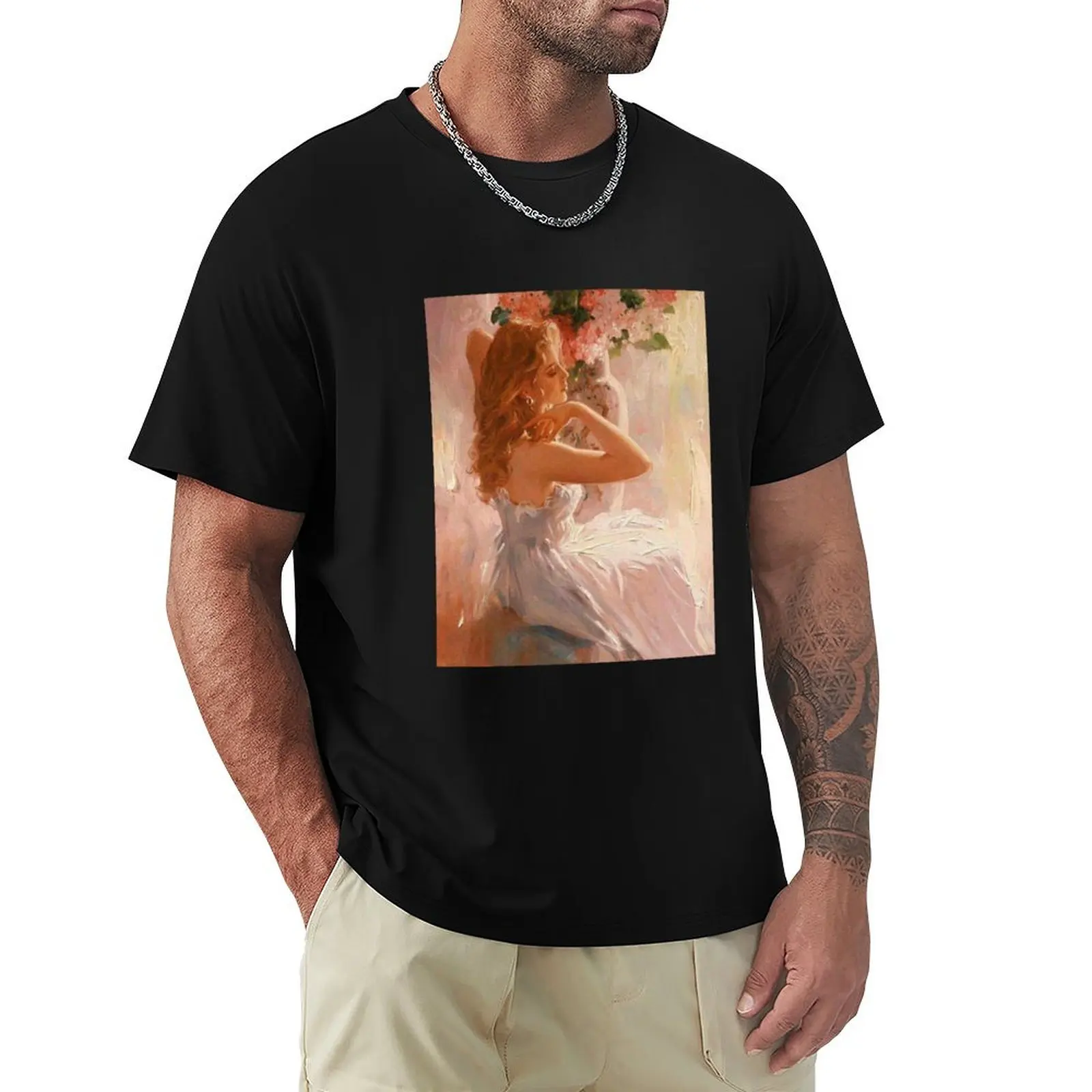 Ethereal Princess Core Aesthetic Oil Painting T-Shirt Novelty Graphic Tee Shirt
