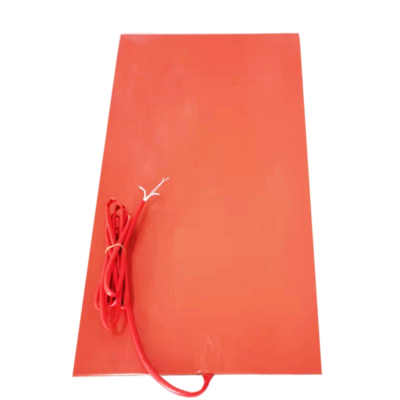 Flexible Heating Pad Silicone Rubber Heater for Electrical Heating, Customizable Sizes and Controllers
