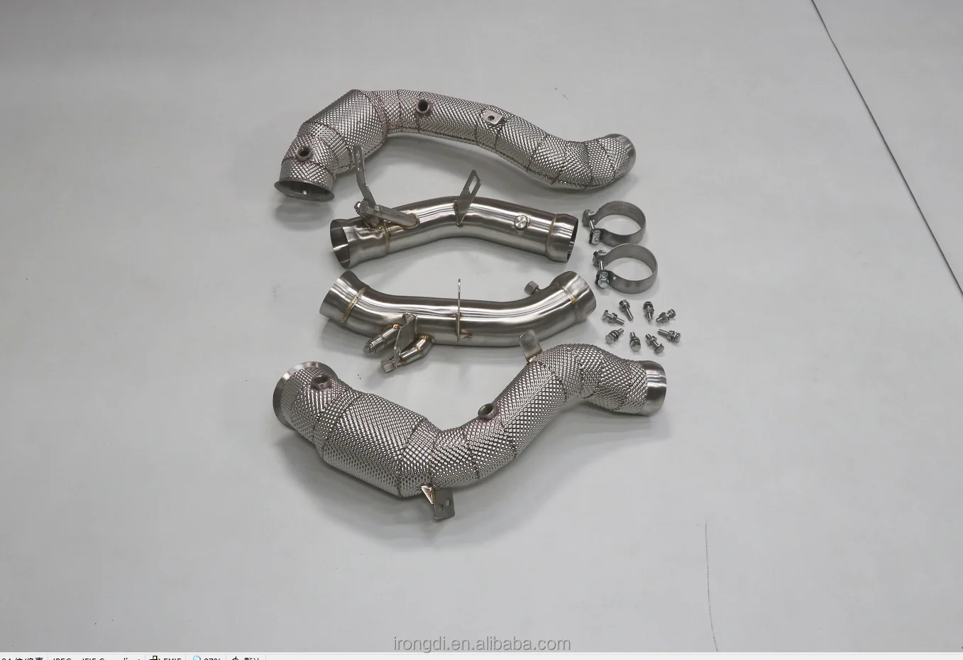 Acciaio inossidabile ad alto flusso per. Sistema di scarico OEM E63S AMG W213 4.0T (2016-2023)