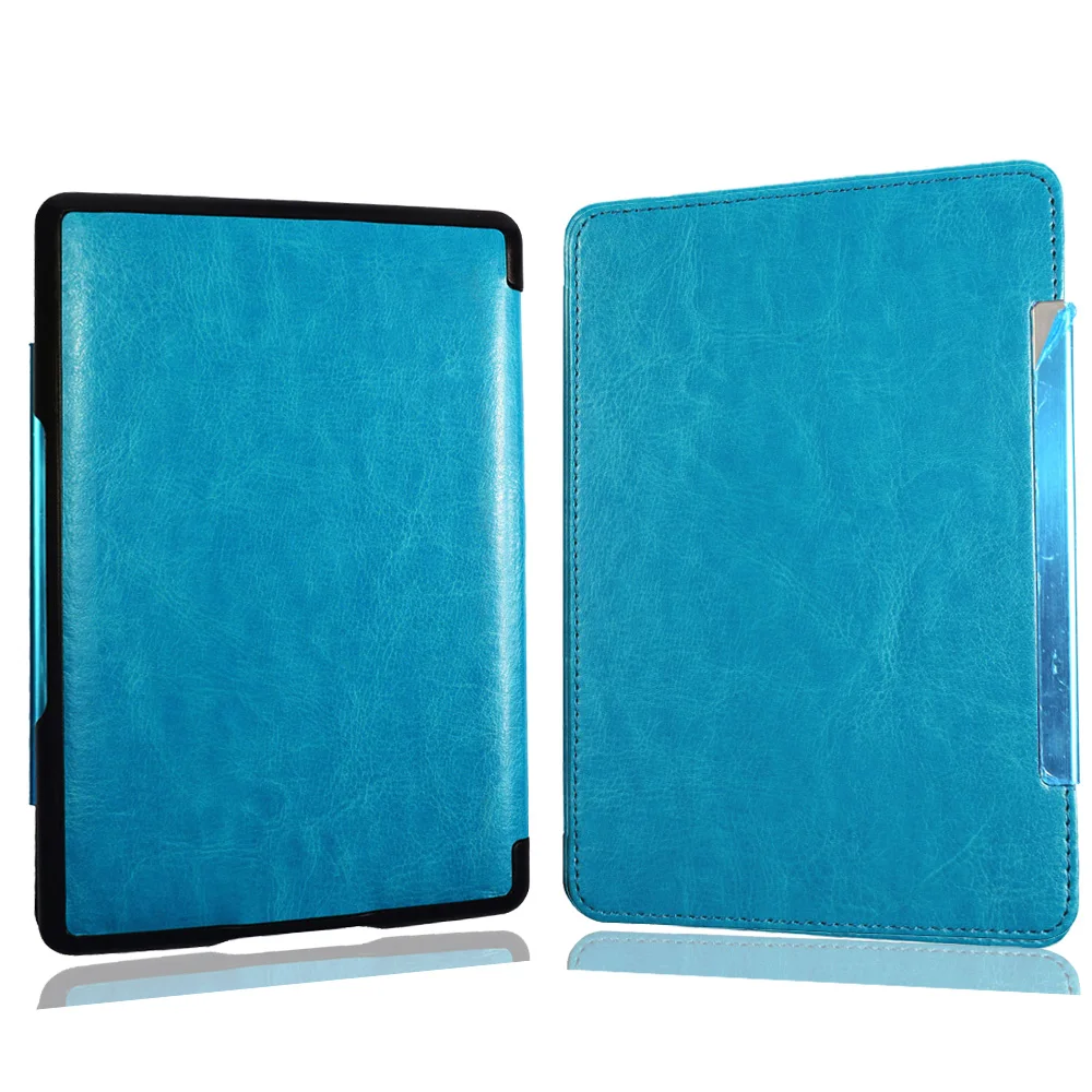 Advanced Leather Cover Sleeve For Kindle 4 Kindle 5 (Model: D01100) Flip Case Gift + Protective Film