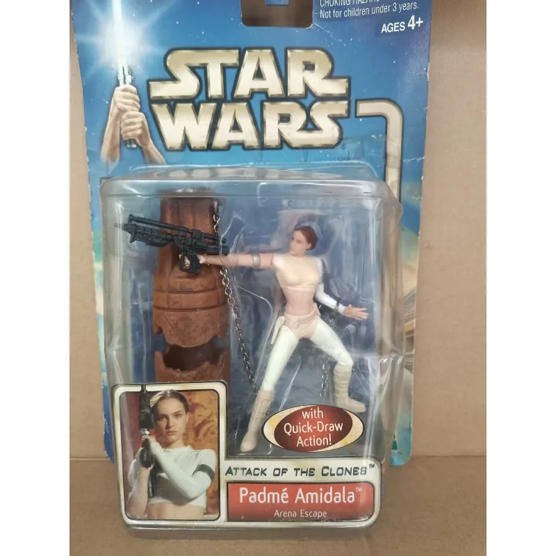 Figura de acción de Star Wars Resistance Poe Dameron y Padme Amidala de 3.75 pulgadas en caja de regalo coleccionable (dañada) - En stock
