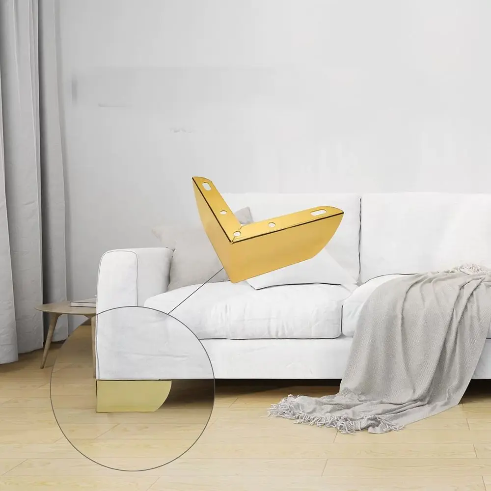Accessories Stainless Steel Furniture Leg Load Bearing Three-pronged Cabinet Feet Enhance Stability Anti-slip Chair Stand