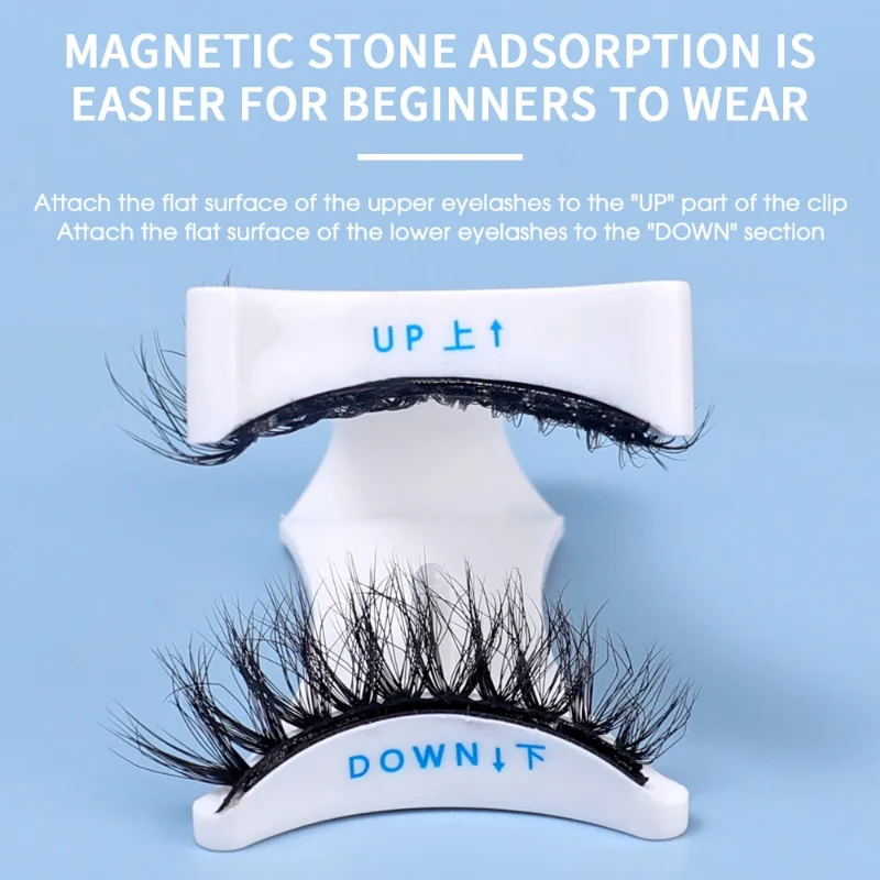 Professional Magnetic Eyelashes Extension Applicator False Eyelashes Tweezer Curler Clip Clamp Makeup 3D Mink Eyelashes Tweezer