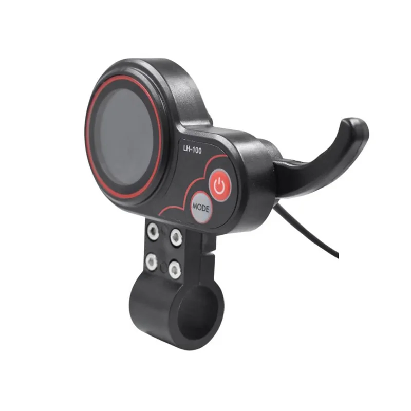 LH100แผงหน้าปัดแอลซีดีมาตรวัดความเร็ว36โวลต์สำหรับจักรยาน skuter listrik จอแสดงผล LCD มาตรวัดความเร็ว (5PIN)