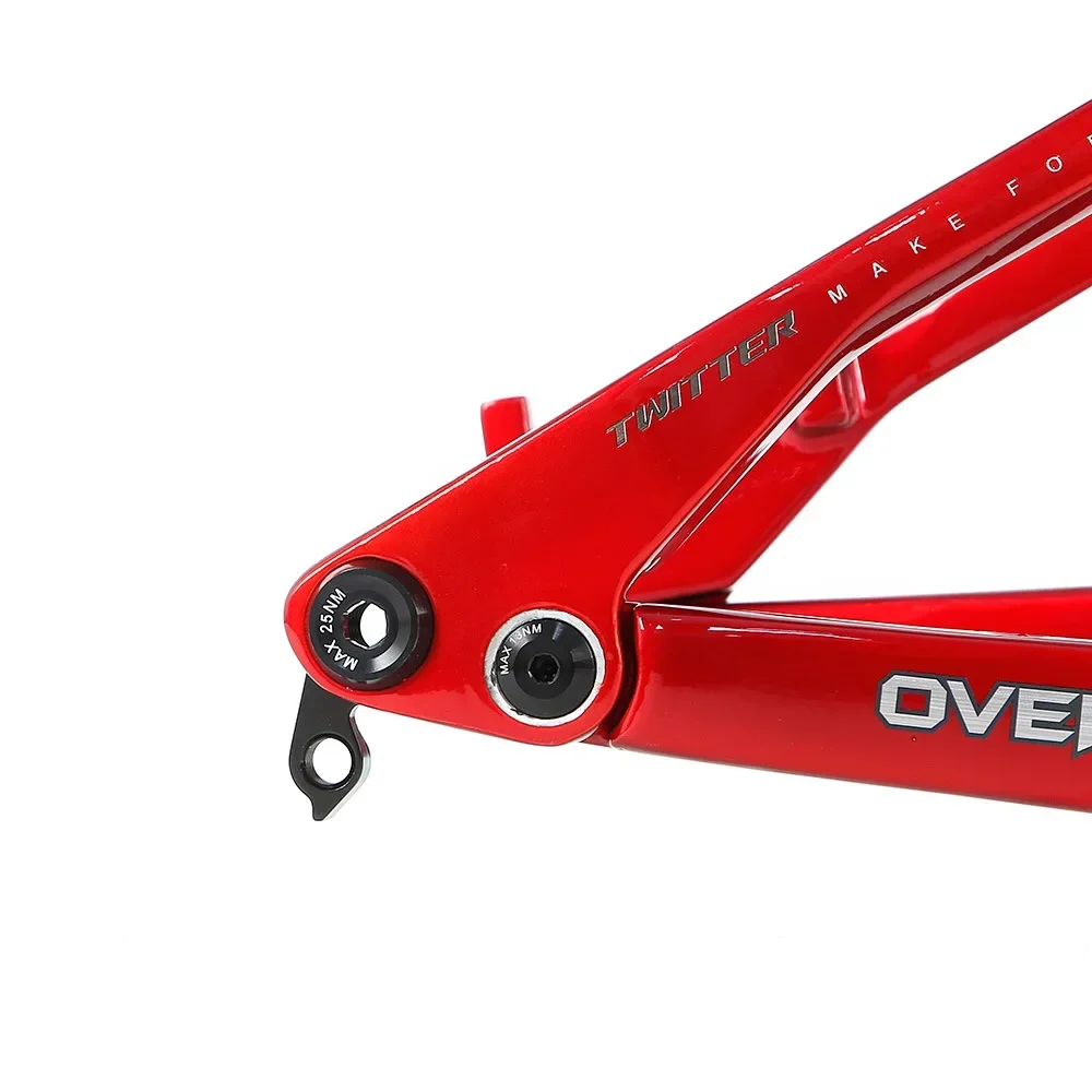 TWITTER OVERLORD-AM class 27.5/29in*15/17/19/21cm T900 carbon fiber full suspension soft tail BIKE frame barrel pumping 12*148mm