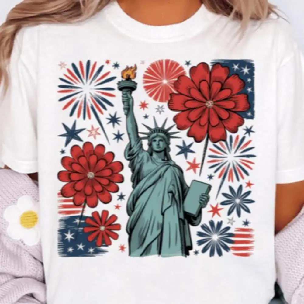 

4th Of July Statue Of Liberty T-Shirt