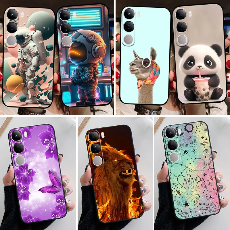 Funda Vivo V40 Lite – TPU suave antigolpes negro - imagen 3