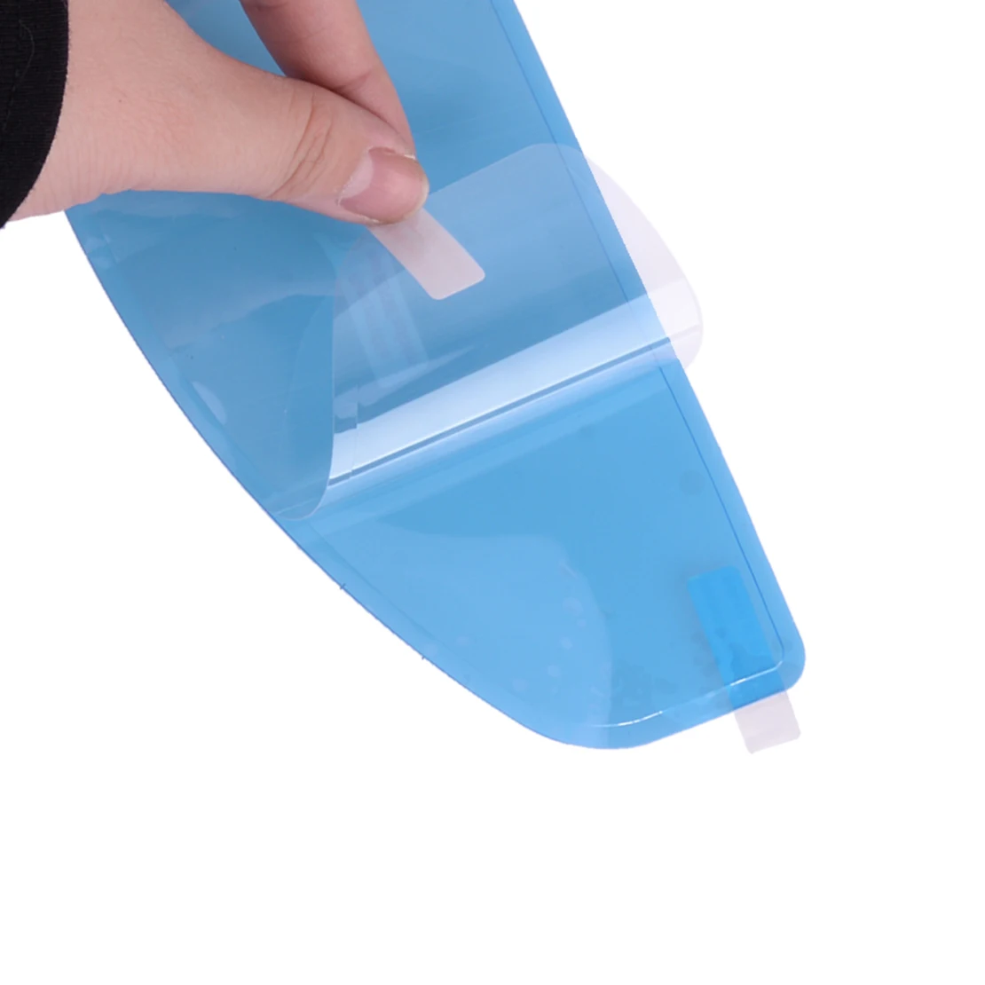 25x9 ซม.หมวกกันน็อครถจักรยานยนต์เลนส์ป้องกันฝนฟิล์มโล่กันฝนสติกเกอร์แพทช์