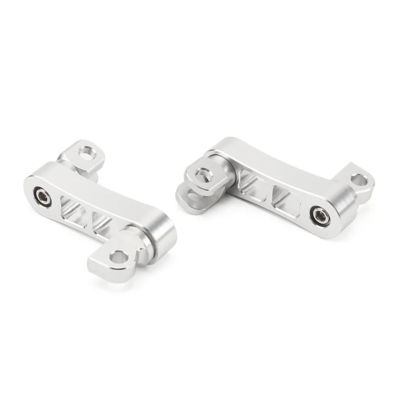 

Motorcycle Replacement Passenger Foot Rest Footpegs Brackets For Sportster Dyna Softail Touring (Black)