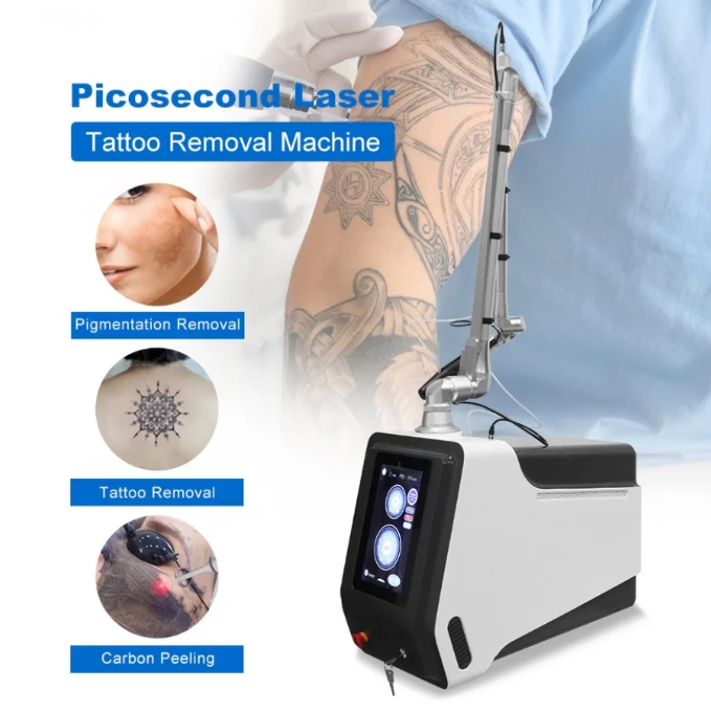 precio de fábrica Pico láser Q interruptor para tatuaje eliminar pecas eliminar eliminación de manchas picosegundo láser máquina de cáscara de carbono