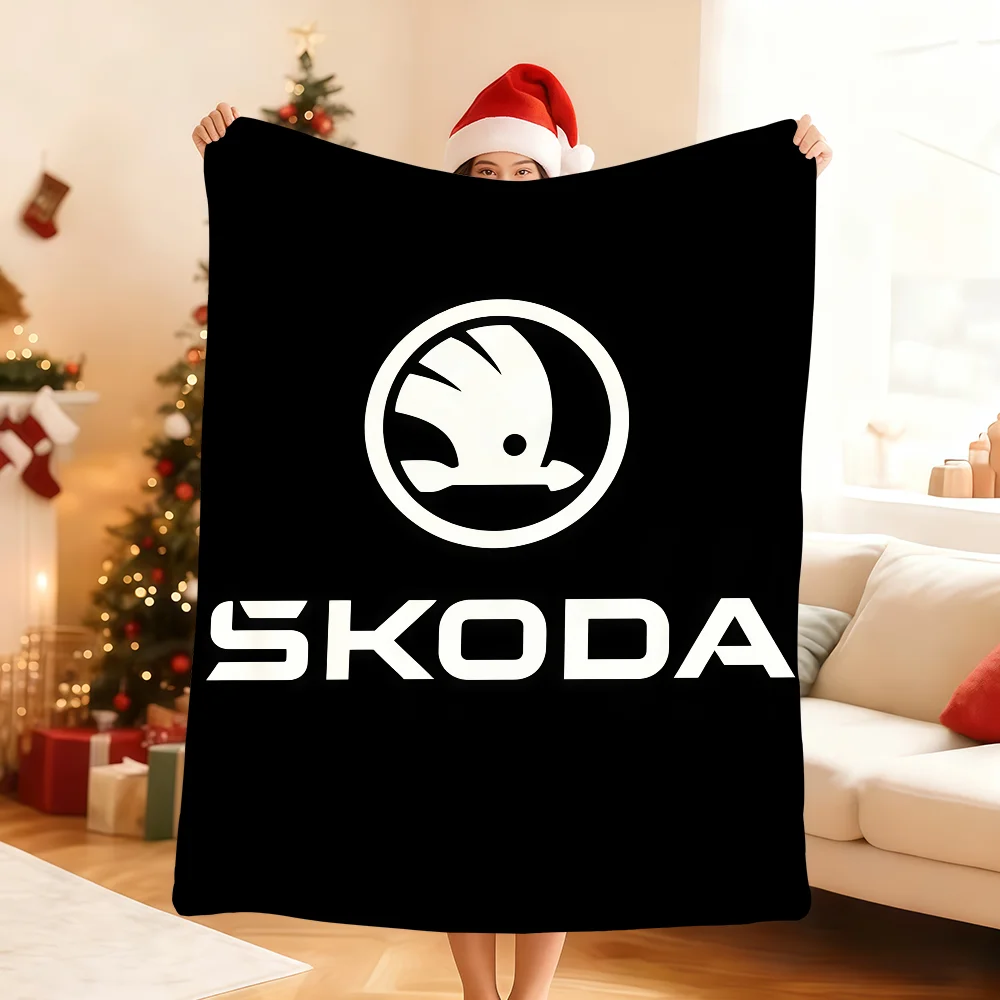 

Classic Luxurious S-SKODAS Blanket For Soft Throw Blanket for Picnic Bed Sofa Home Bedroom Cozy Warm Comfortable