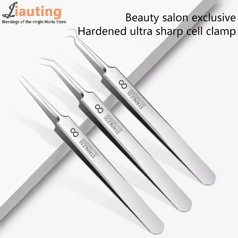 Ultra-fine Cell Pimples Blackhead Clip Tweezers Beauty Salon Remover Acne Needle Blackhead Deep Cleaner Clip Face Skin Care Tool