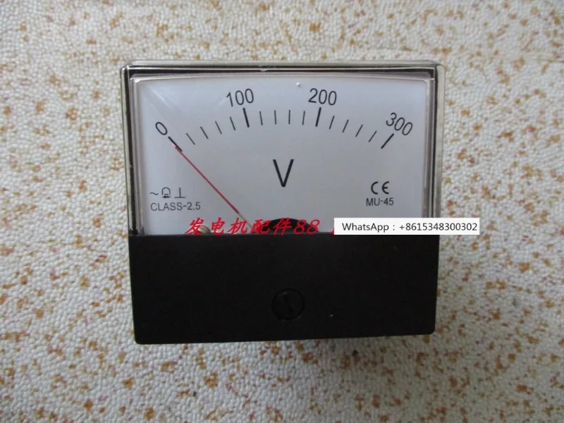 Generator Voltmeter 0-300V Gasoline Generator Voltmeter MU45 Voltmeter 0-450V Voltmeter