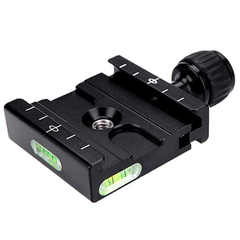 50mm Quick Release Plate QR Clamp with 3/8"-1/4" Screw Adapter for Tripod for Head for Arca Style Plate Drop Shipping