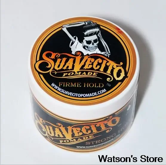 SUAVECITO Hair Pomade Strong Style Restoring Pomade Hair Wax Skeleton Cream Slicked Oil Mud Keep Hair Men Oil not original