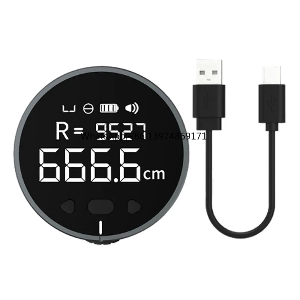 Electronic Ruler LCD Digital Meter Electronic Tape Measure Low Power Consumption Ruler Curved Irregular Object Measuring Ruler