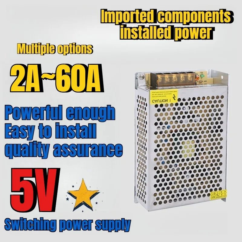 Switching Power Supply, 5V DC LED Strip, Lithium - Battery Charging, Voltage Regulation, 220V To 5V Lighting Transformer