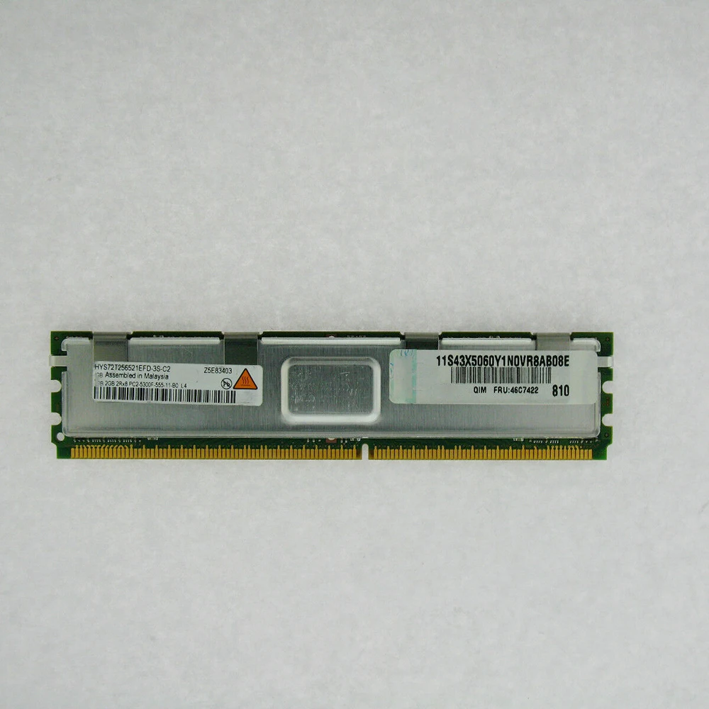 

1PCS Server Memory For IBM RAM X3550 X3400 46C7422 43X5060 46C7419 2GB DDR2 667 FB-DIMM