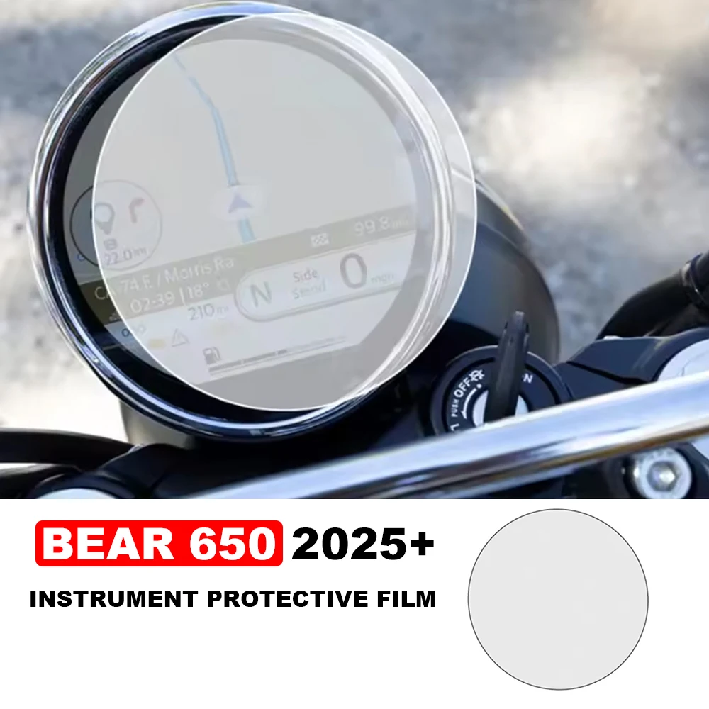 For Royal Enfield Bear650 2025 Motorcycle Accessories Scratch Cluster Screen Dashboard Protection Instrument Film New