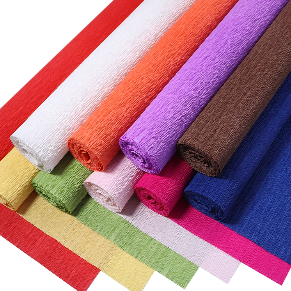 1 rouleau de papier crépon col - Flower Wrap Kraft avis et prix