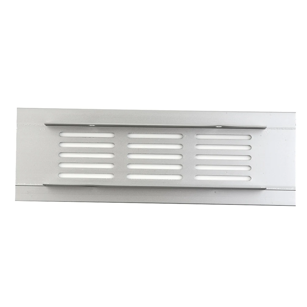 Ventilation Grille Cover 50mm Aluminum Alloy Rectangular for Cabinets Wardrobes Shoe Cabinets Computer Storage Air Vent