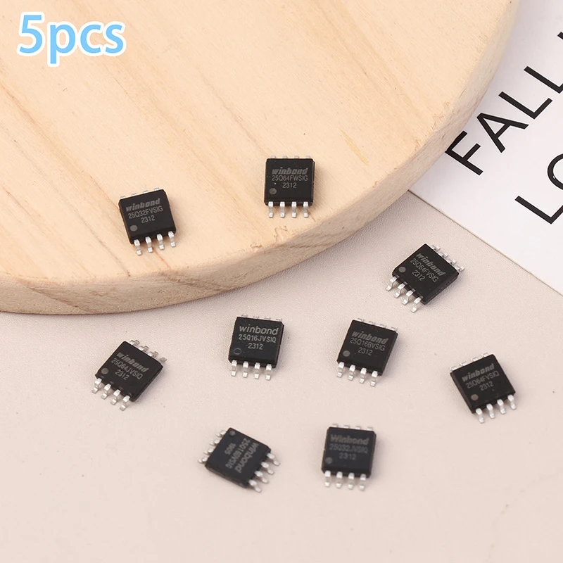 5pcs W25Q64FVSSIG W25Q64FVSIG W25Q64FWSIG 25Q64FVSIG 25Q64 SOP Laptop Chip Accessories