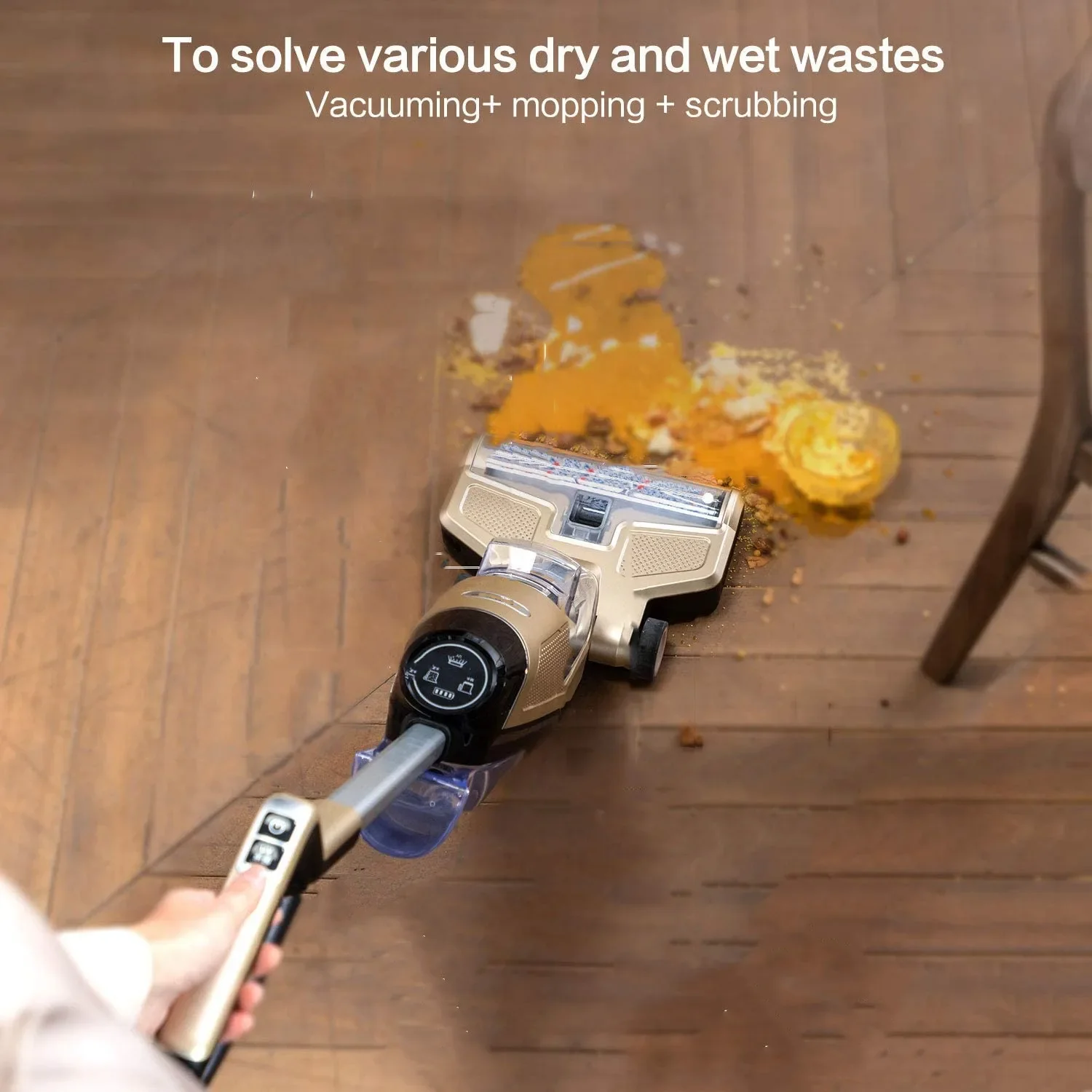 آلات تنظيف السجاد، مكنسة كهربائية جافة ذاتية الغسيل وعصا مستقيمة رطبة، مكنسة كهربائية لاسلكية للتطهير باليد