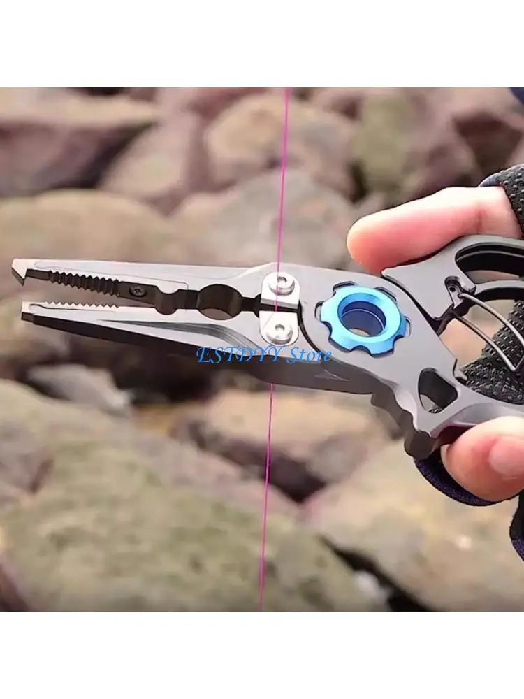 

G6DE Multifunctional Fishing Pliers for Fishing Enthusiasts, Fish Gripper Fishing Fish Hook Remover Fishing Fish Mouth Clamp