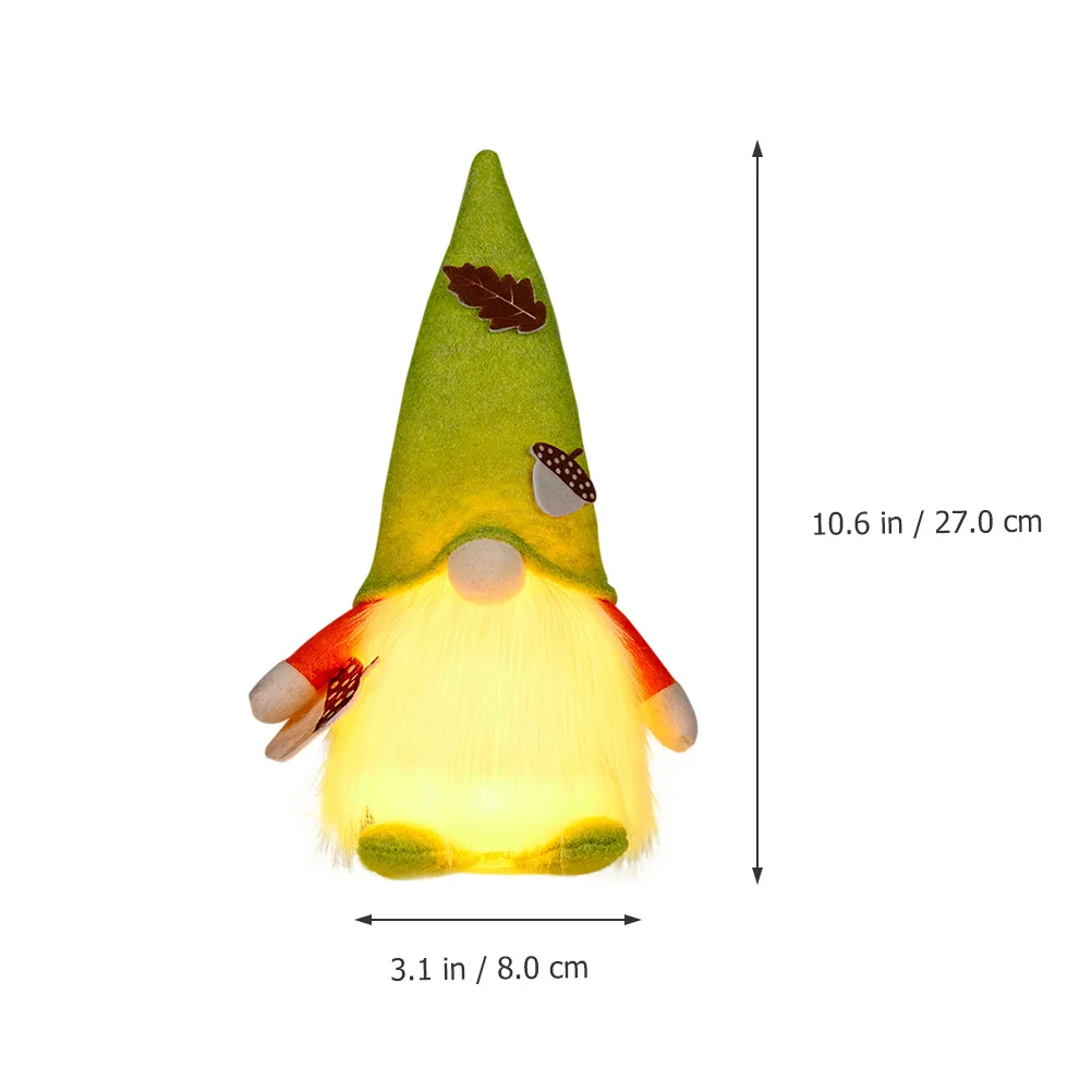 

Faceless Decoration Unique Design Table Lamp Bedroom Light Photo Prop Harvest Festival Party Gnome Ornament