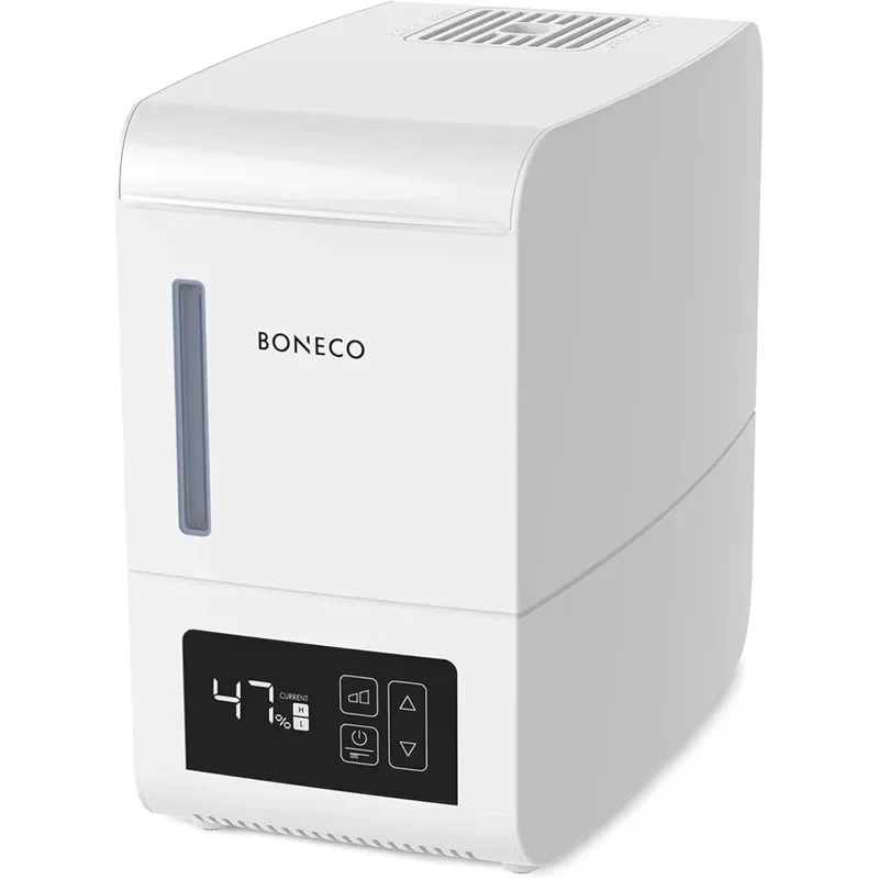 BONECO S250 Large Room Steam Humidifier with Hand Warm Mist and Digital Display