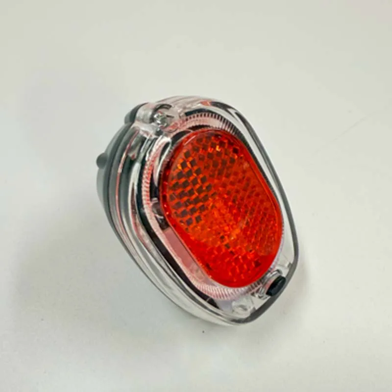 Electric Bike Rear Taillight Red Warning Light for Rack / Fender Bright Waterproof LED Easy Install Safe Night Riding