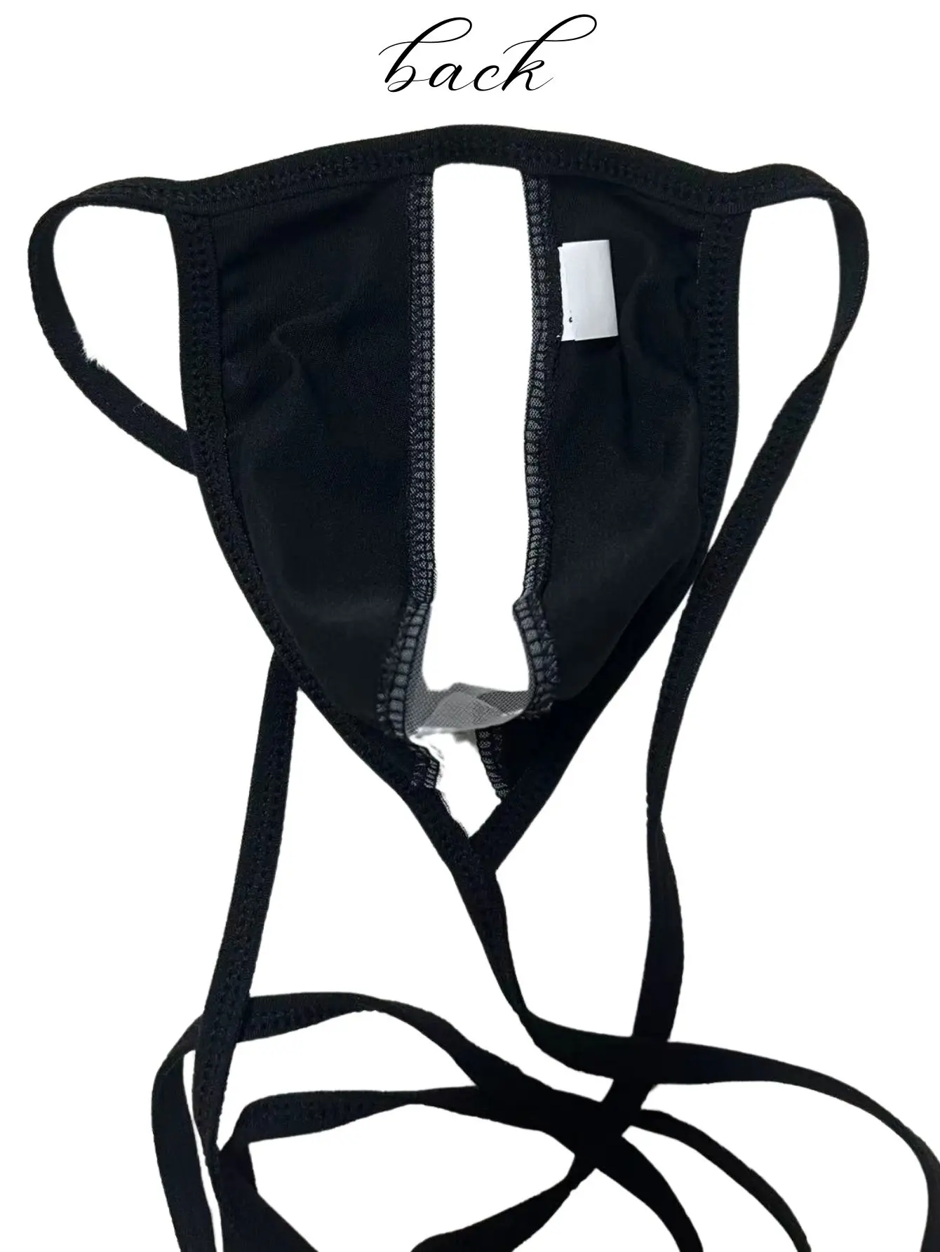 قطعة واحدة من ملابس داخلية رفيعة شبه شفافة مقسمة شبكية جديدة للرجال، أشرطة ملابس داخلية قابلة للتعديل، مقاس واحد يناسب الجميع: مقاس أمريكي: S-XXXL