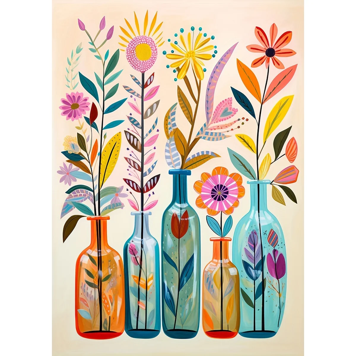 1 unidad de kit DIY de punto de cruz con estampado de 30x40cm/11,8x15,7 pulgadas, 11CT/14CT, juego de punto de cruz relajado para principiantes adultos, jarrón