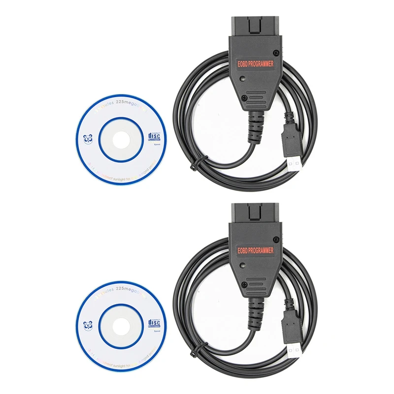 

2X Eobd2 Flasher Galletto 1260, кабель для авточипа, интерфейс для настройки, программатор Remap Flasher, инструмент