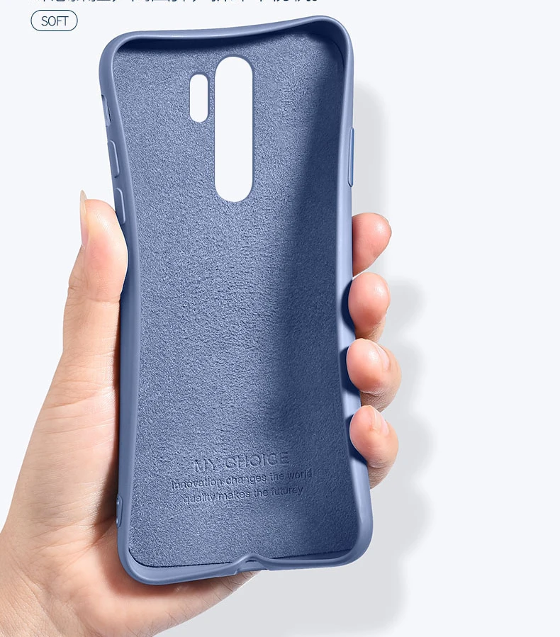 Für XiaoMi RedMi Note 9 9s Pro 10 11 11S 10s 10T 9T 8 8T 7 Pro 9A 9C 10C Poco X3 F3 Soft Solid Candy Cover Flüssigsilikonhülle – Detail 13