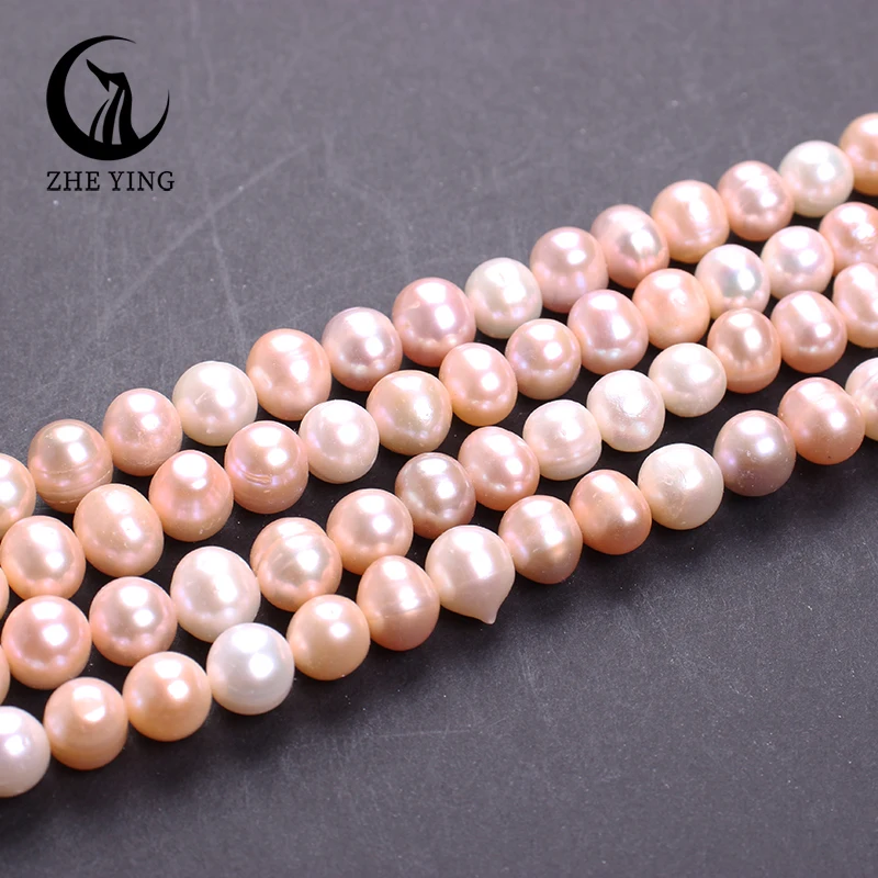 Zhe Ying 3A Mix Color Potato Pearl Beads Loose Natural Freshwater Pearls for Jewelry Making Bracelet Necklace DIY Accessories