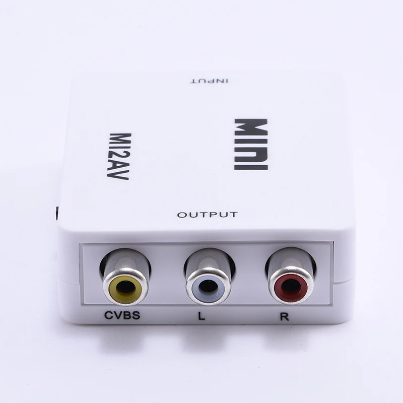 HDMI zu AV Konverter AV RCA Adapter CVSB LR Video Composite AV Scaler HDMI-kompatibel zu RCA Schalter für PC HDTV Projektor – Detail 4