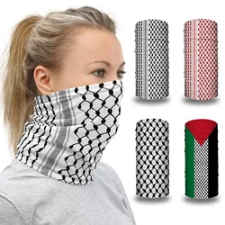 Palä stine nsische keffiyeh Bandanas Hals Gamasche nahtlose arabische Schals palä stine nsische arabische Gesichts masken schirmt multifunktion ale Kopf bedeckungen