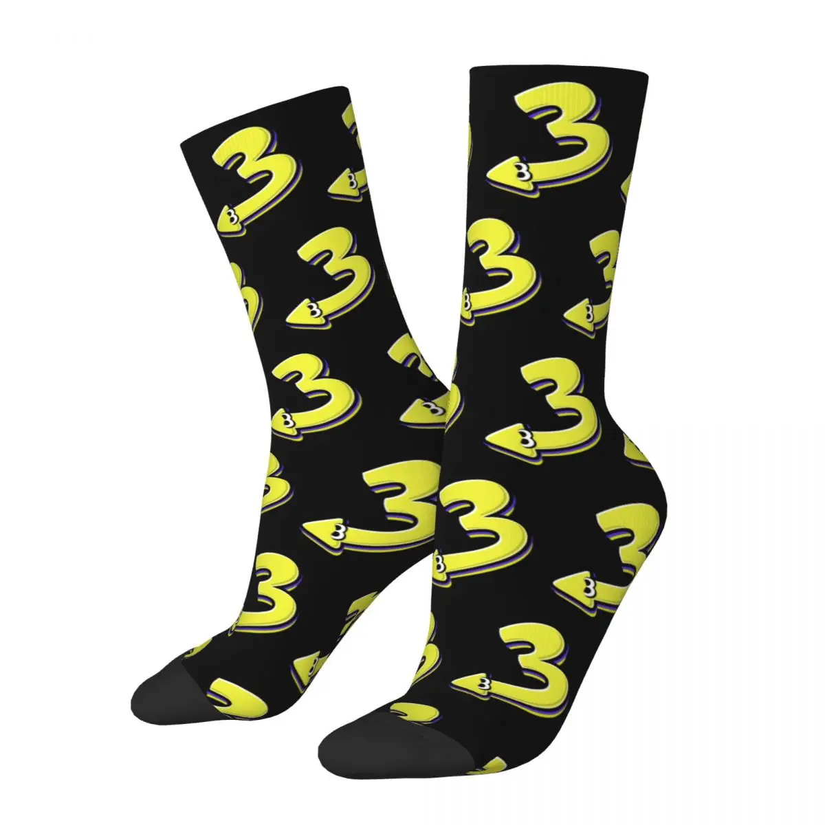 Funny Splatoon Game Lover Gamer Basketball Socks Polyester Long Socks for Women Men Sweat Absorbing