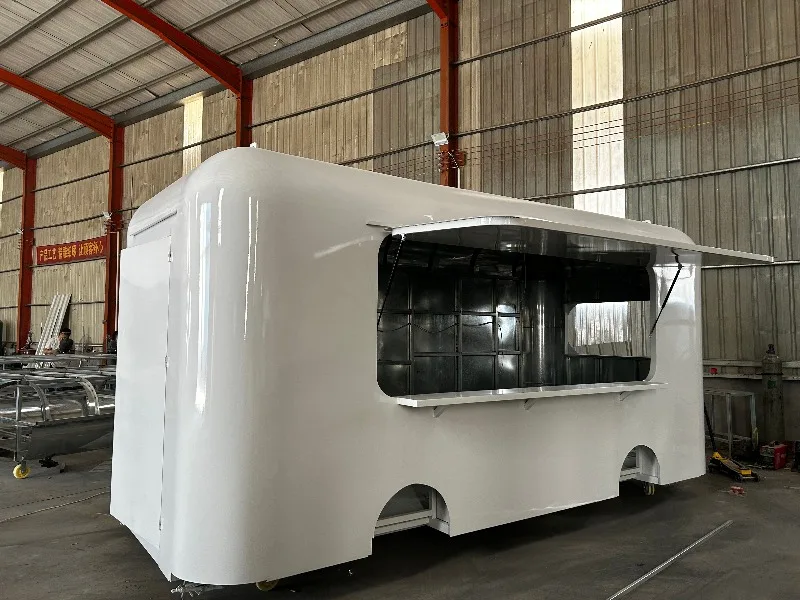 شاحنة طعام متنقلة بتصميم عصري مجهزة بالكامل، مقطورة طعام للشارع لمقطورات امتياز الفشار في الفندق #2